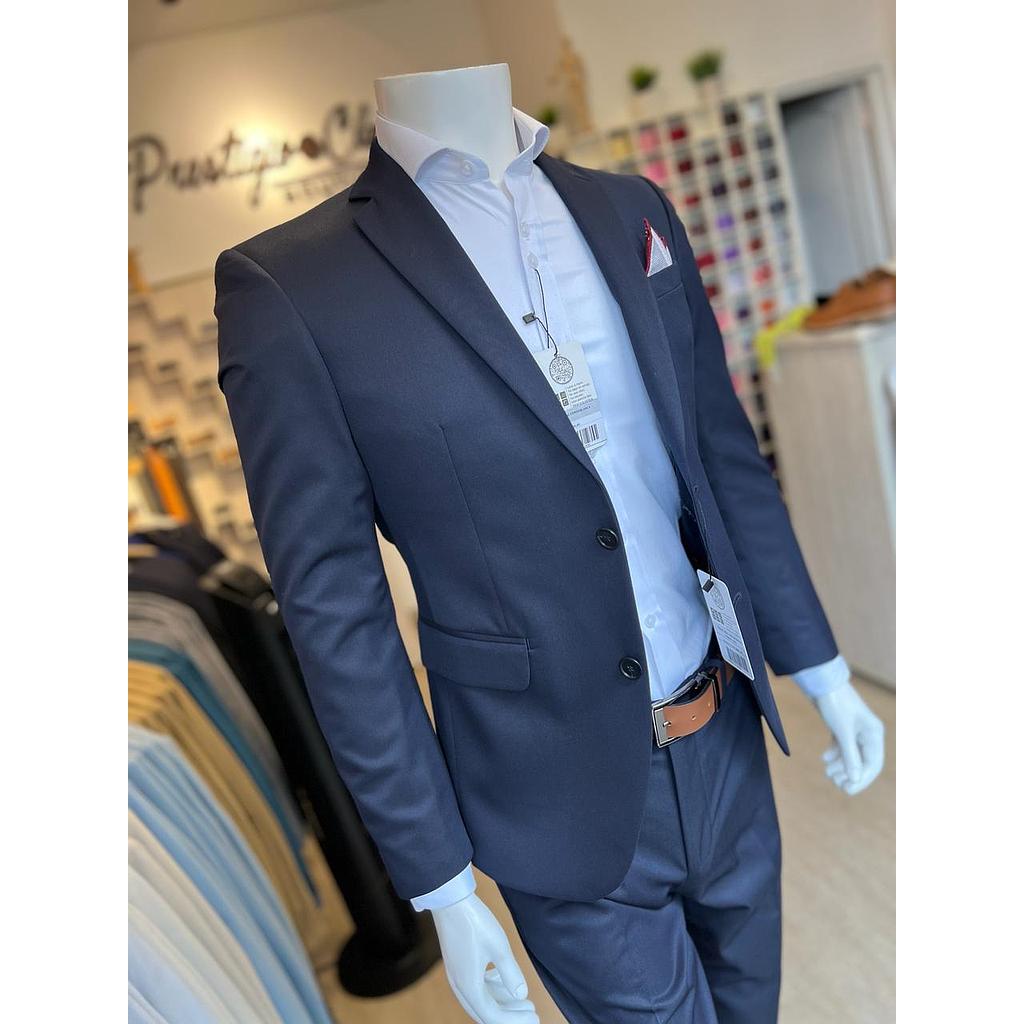 TRAJE AZUL OSCURO SOLO FONDO