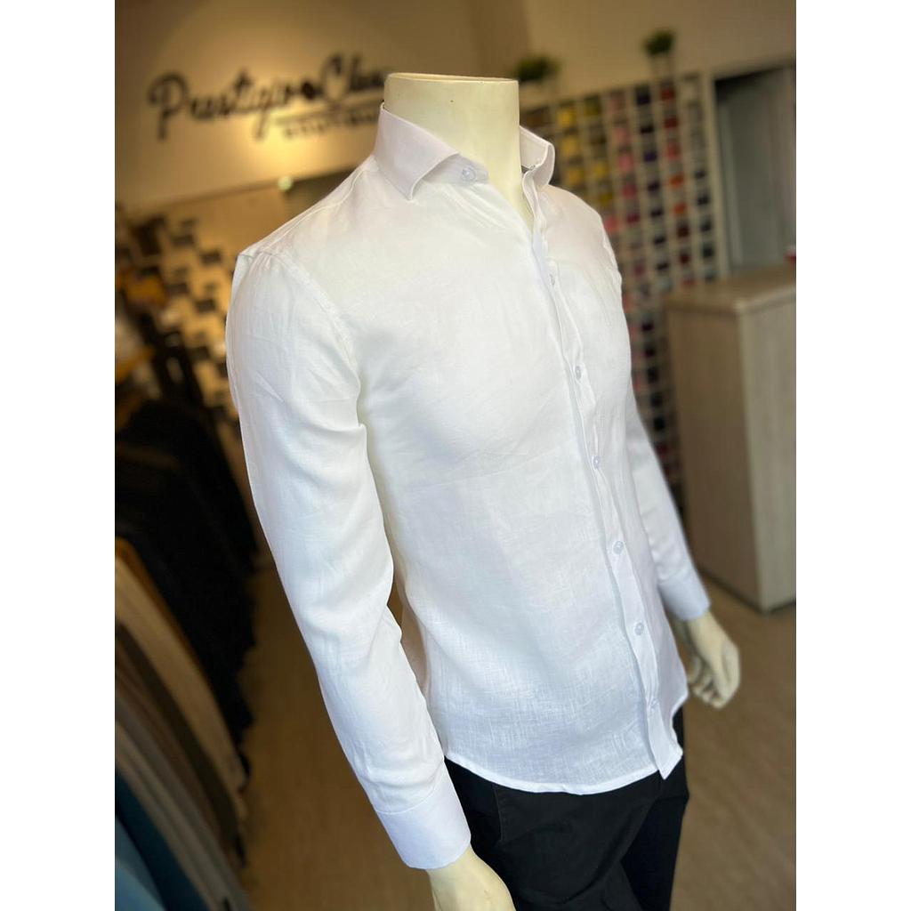 CAMISA LINO BLANCA