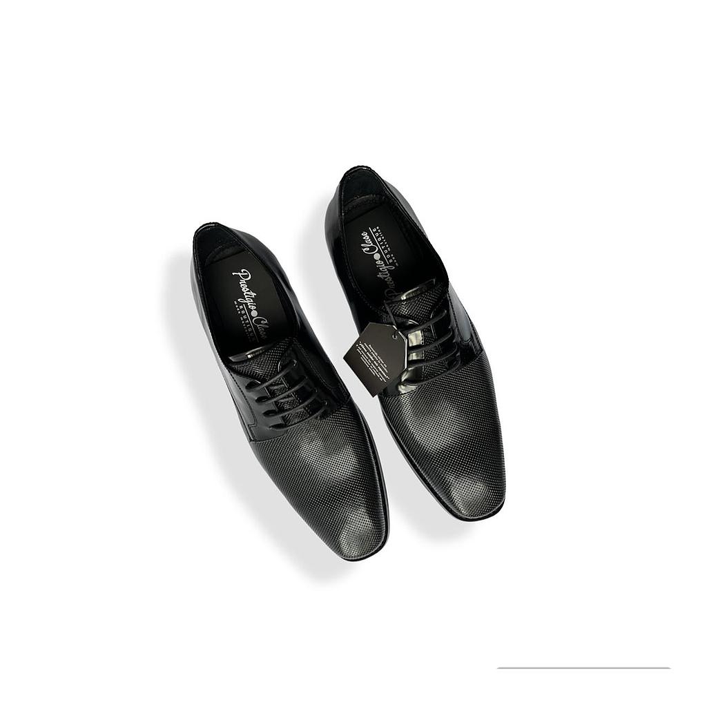 ZAPATO NEGRO FORMAL TEXTURIZADO