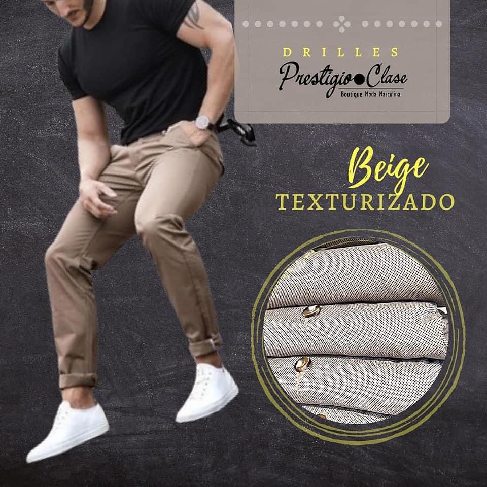 DRILL BEIGE TEXTURIZADO 