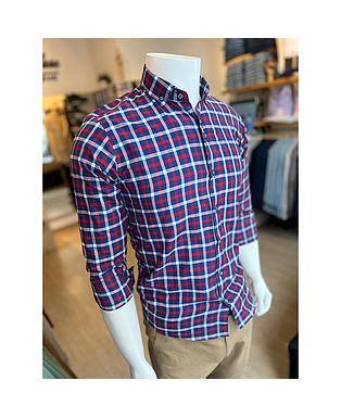 CAMISA LEÑADORA ROJA AZUL