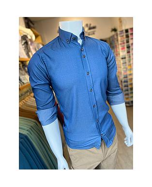 CAMISA AZUL CASUAL