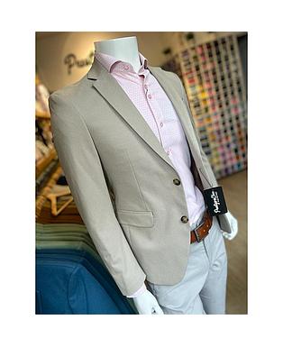 BLAZER BEIGE TEXTURIZADO