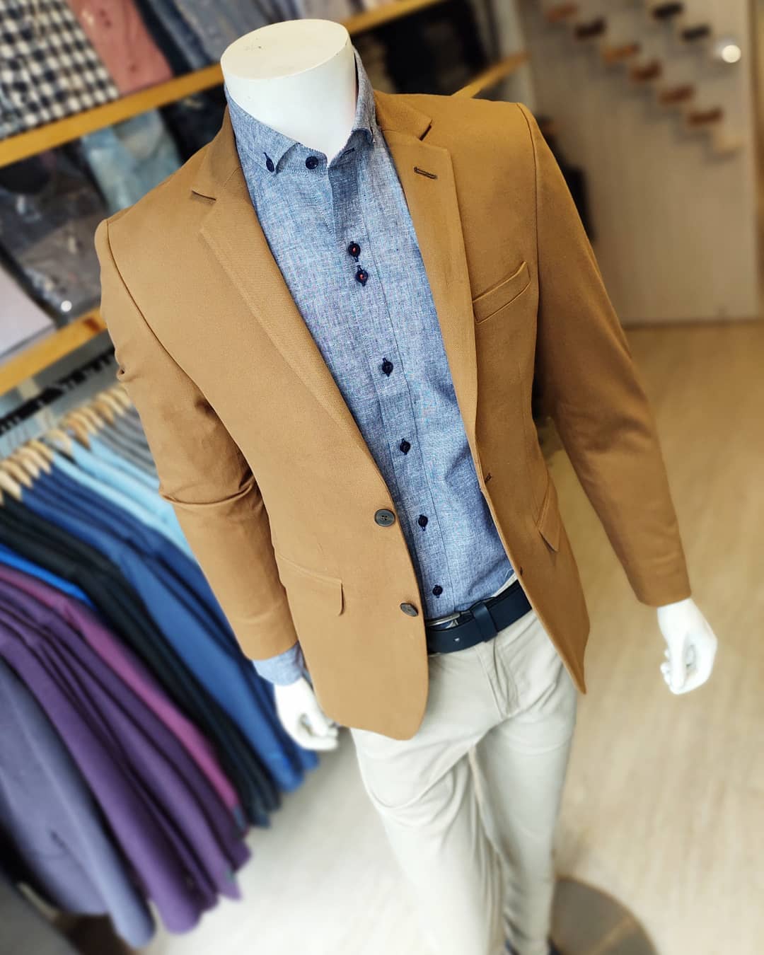 BLAZER  SOLO FONDO TERRACOTA