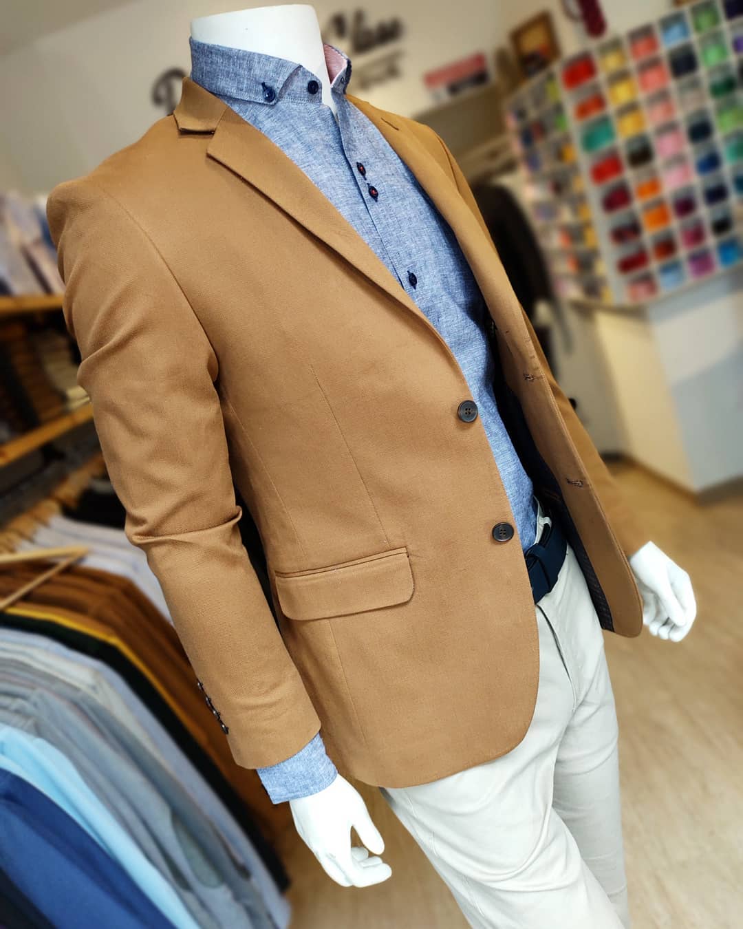 BLAZER  SOLO FONDO TERRACOTA