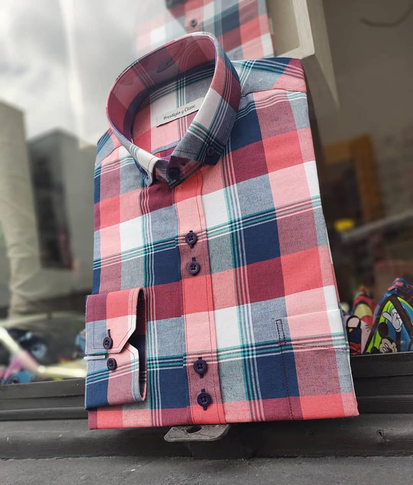 CAMISA A CUADROS CASUAL